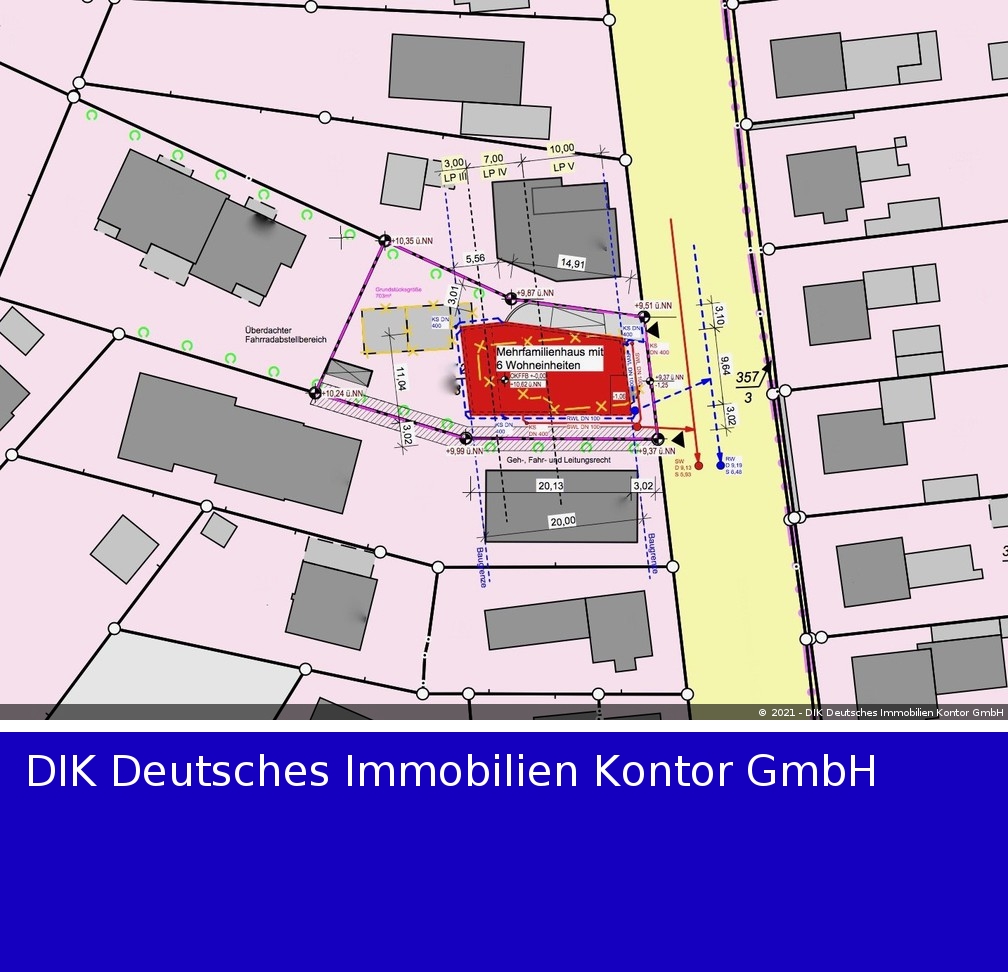 Pinneberg - Exklusives Baugrundstück mit Bauvorbescheid für 7 WE in zenraler Lage von Pinneberg!
